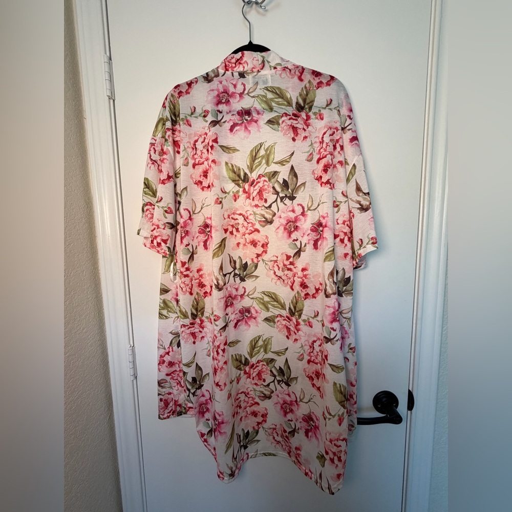 Show Me Your Mumu Brie Robe Garden of Blooms Floral Sz O/S Lounge Coastal - Picture 2 of 5